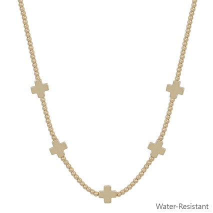 Beaded Cross Necklace