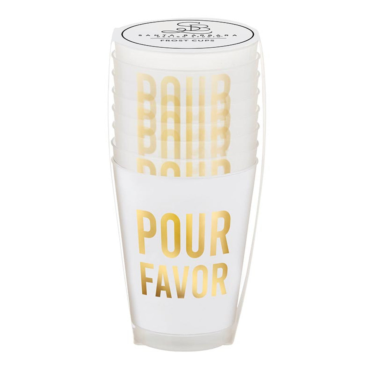 Pour Favor Frosted Cups