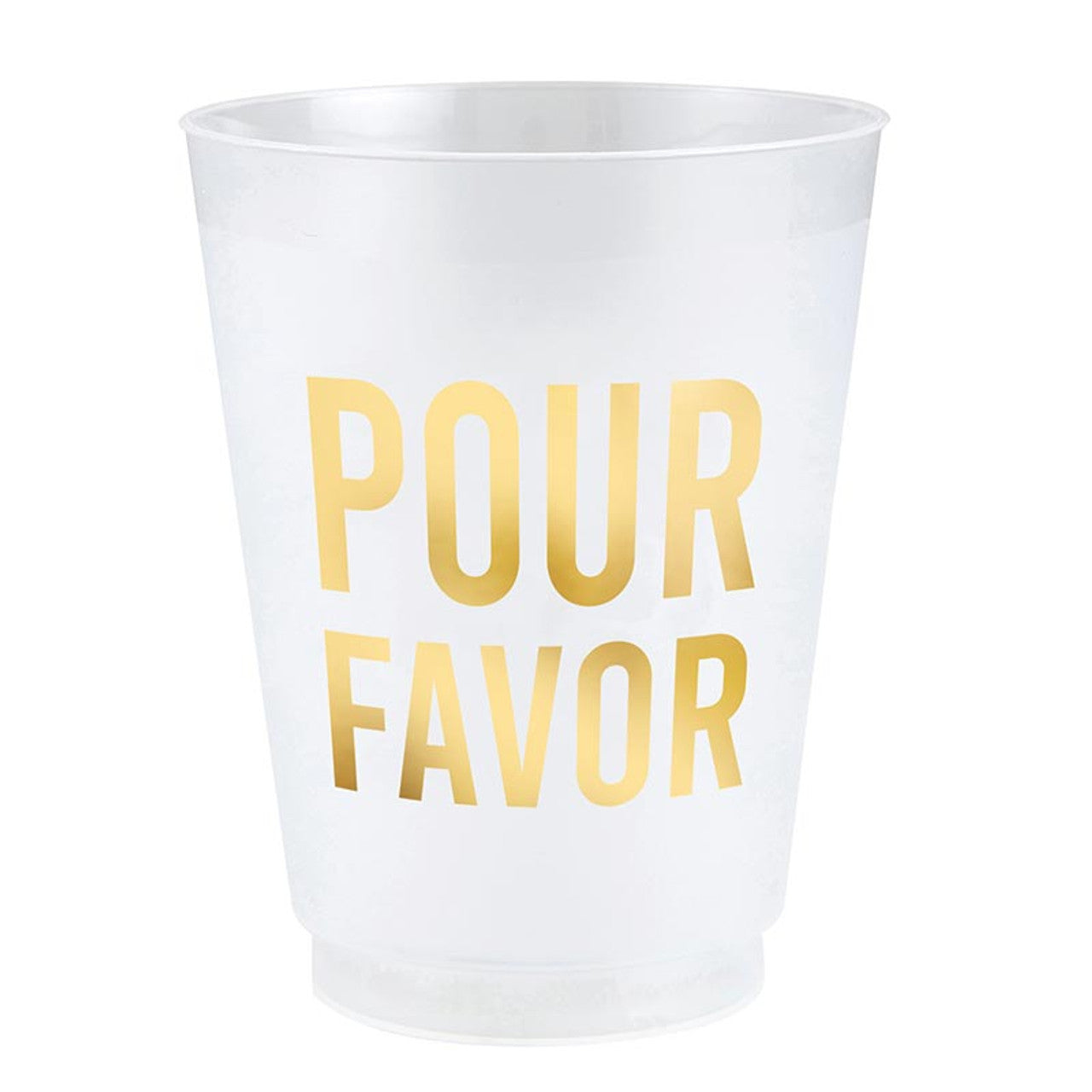 Pour Favor Frosted Cups