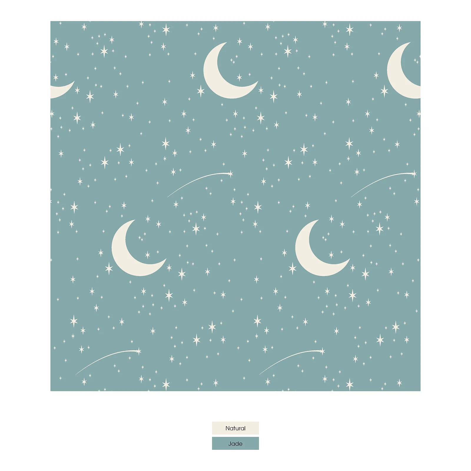 Kickee Pants Jade Starry Sky & Moon Footie