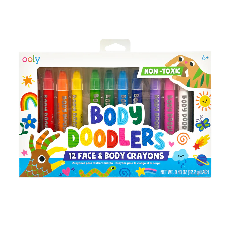 Body Doodlers Face & Body Crayons