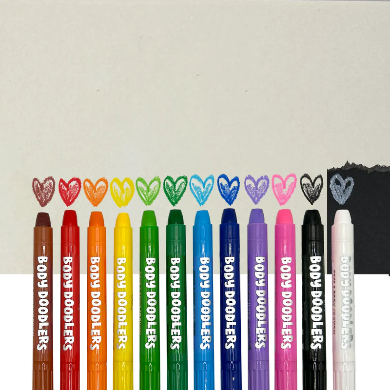 Body Doodlers Face & Body Crayons
