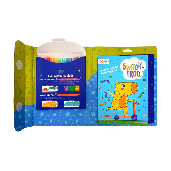 Switch-eroo! Color-Changing Activity Kit - Markers Stickers Coloring Book