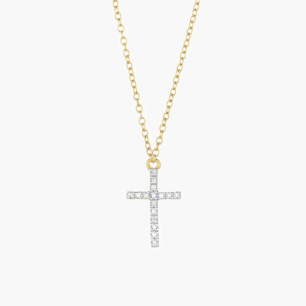 Ella Stein | Waterproof Believe Cross Pendant Necklace
