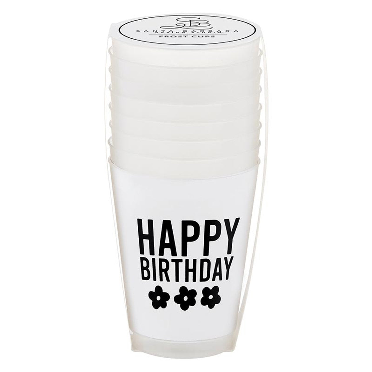 Happy Birthday Frosted Cups
