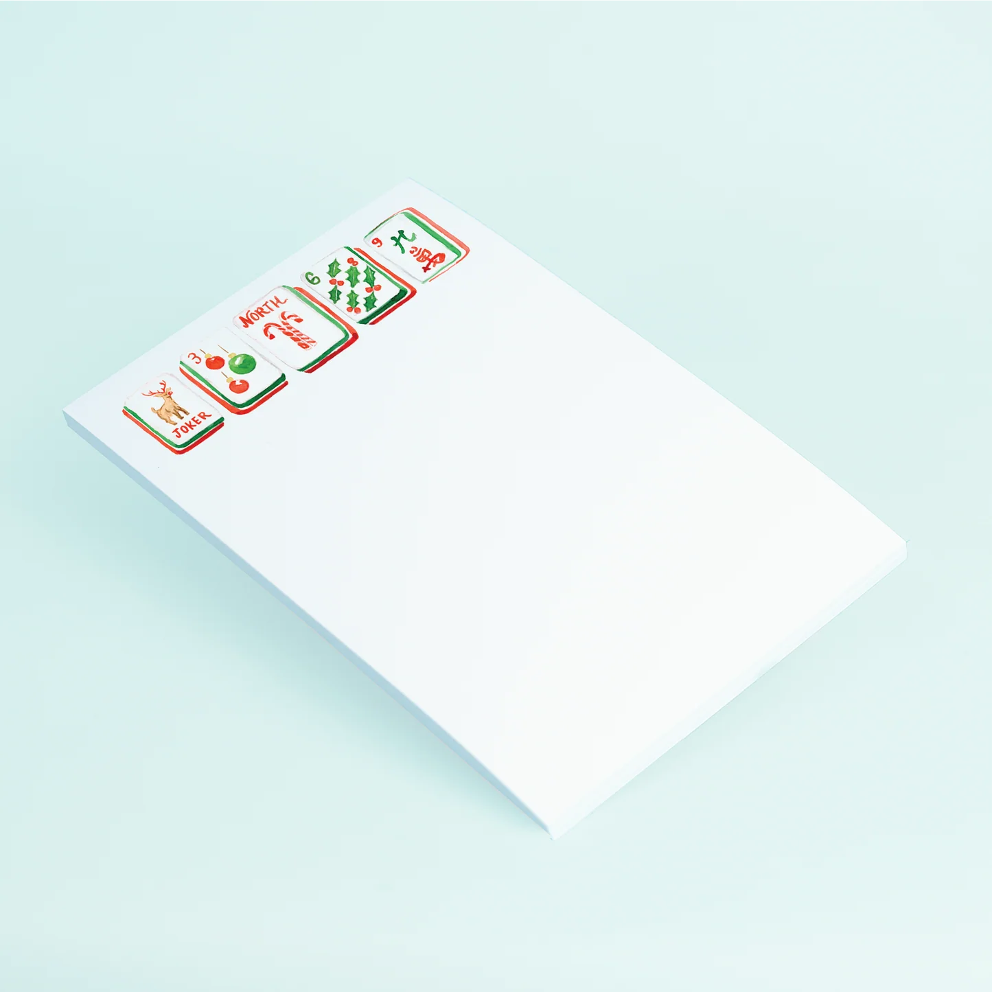 Holiday Mahjong Notepad