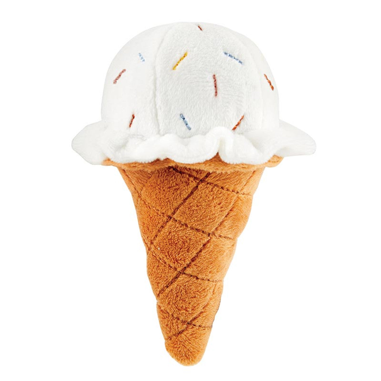 Plush Ice Cream Cone Rattle