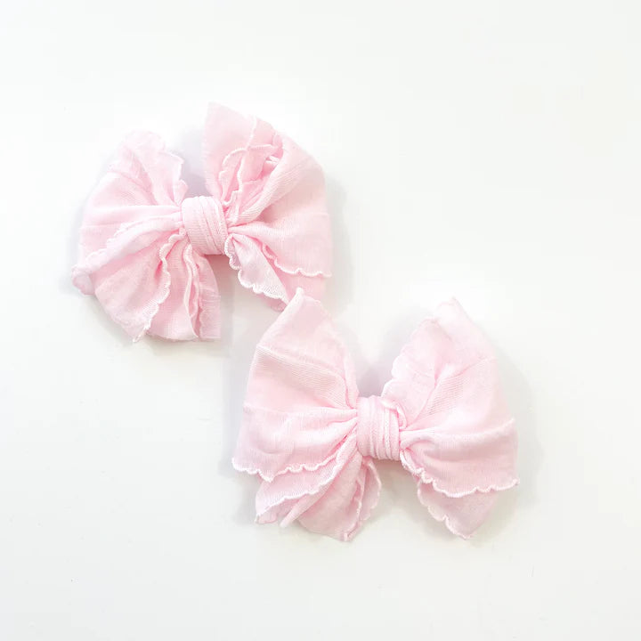 Ruffle Hair Clips
