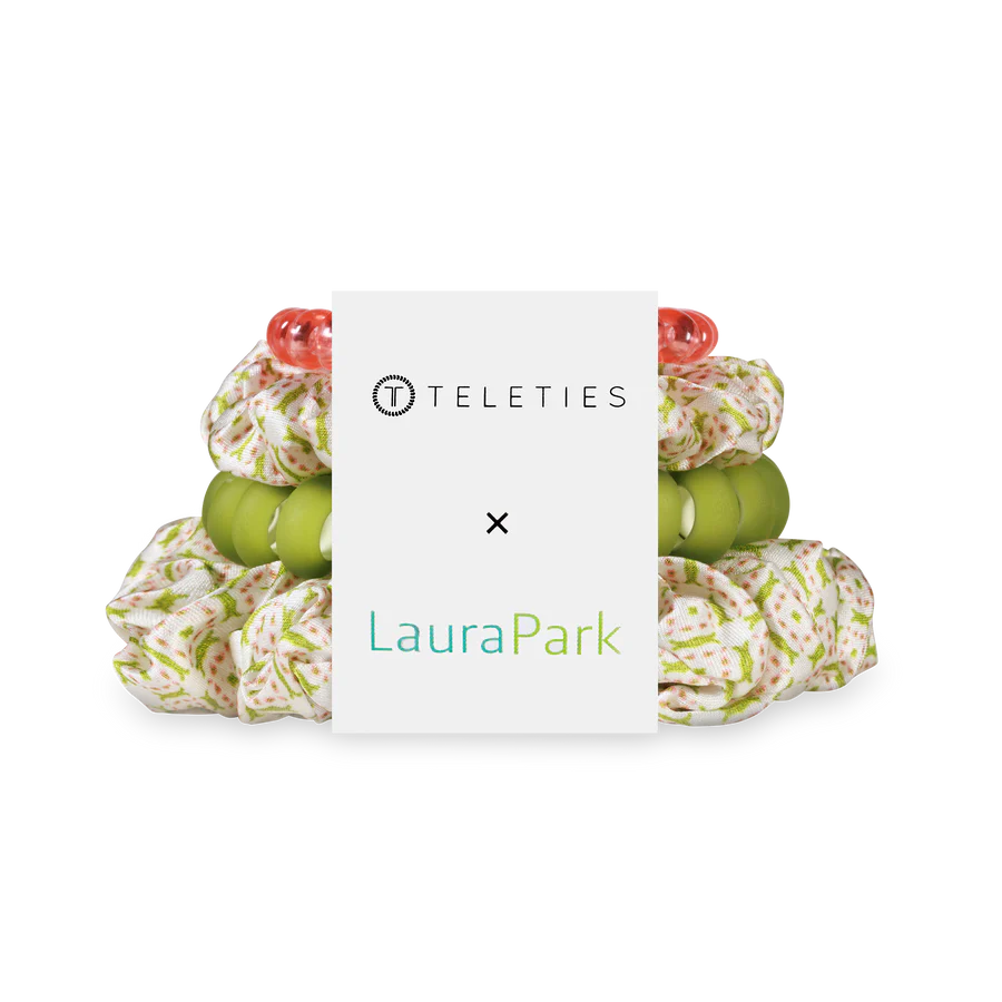 TELETIES x Laura Park Pine & Pearl Mix Pack Hair Ties