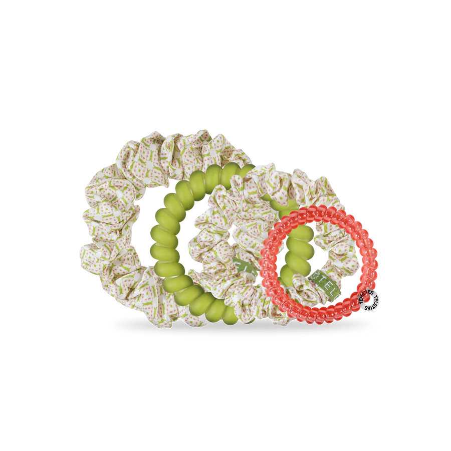 TELETIES x Laura Park Pine & Pearl Mix Pack Hair Ties