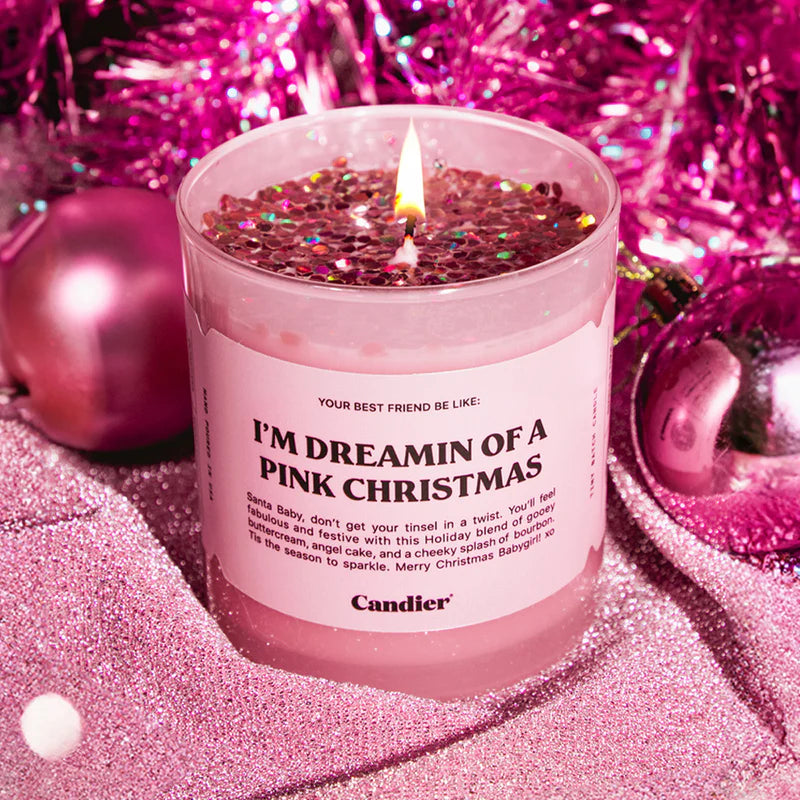 Dreamin' Of A Pink Christmas Candle