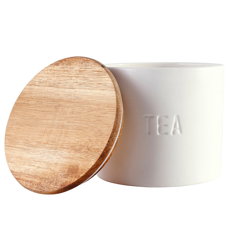 Face to Face Ceramic Canister - Tea