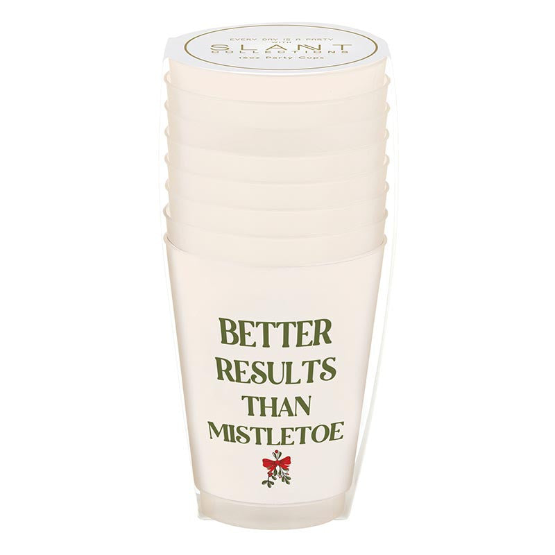 Better Results Than Mistletoe 8ct Frost Cups