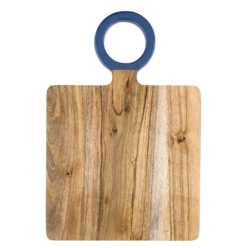 Wood Board with Dusty Enamel Handle