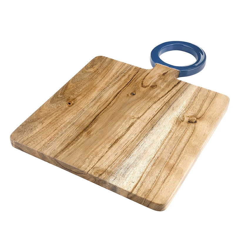 Wood Board with Dusty Enamel Handle