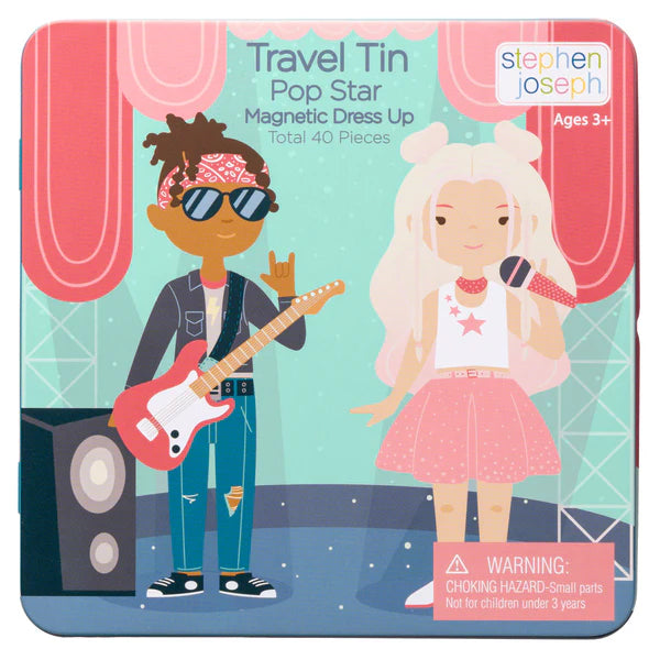 Pop Star Travel Tin Magnetic Dress Up