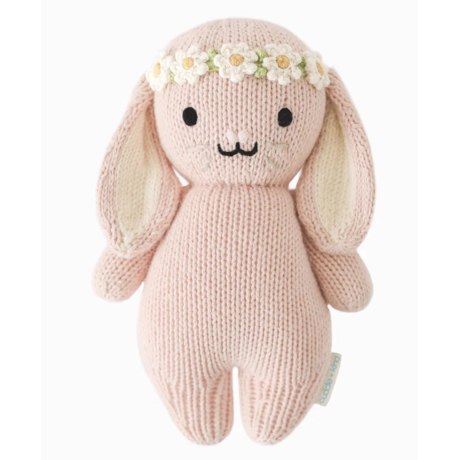 Cuddle + Kind Baby Bunny (rose with ivory flowers)