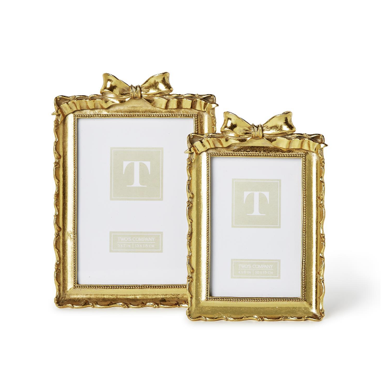 Vintage Gold Frames with Accent Bow