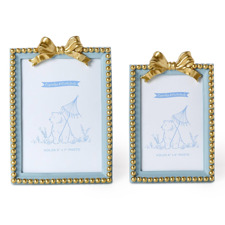 Golden Bow Photo Frames