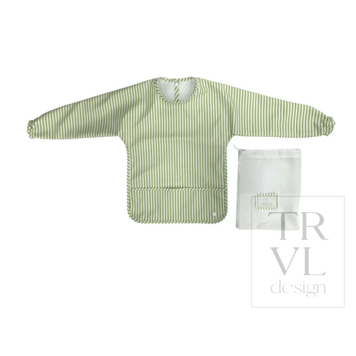 TRVL Design | Perfect Smock Large Pimlico Sage Stripe