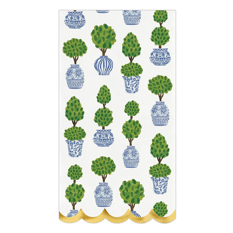 Paper Guest Napkins - Topiaries