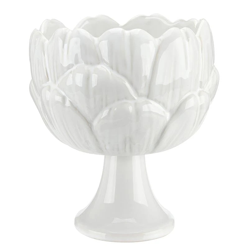 Ceramic Footed Artichoke Bowl