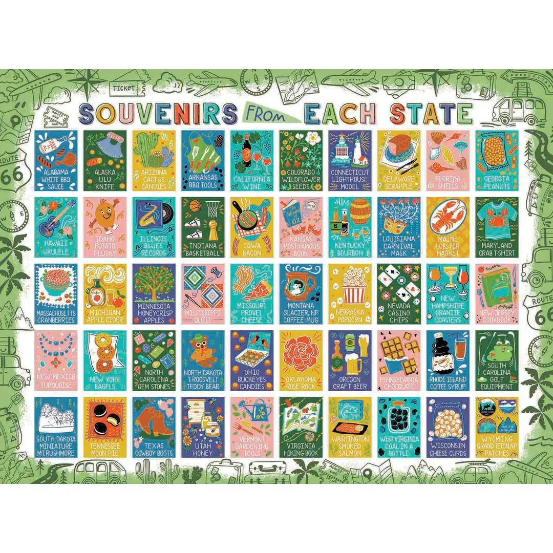 Souvenirs of the States Puzzle