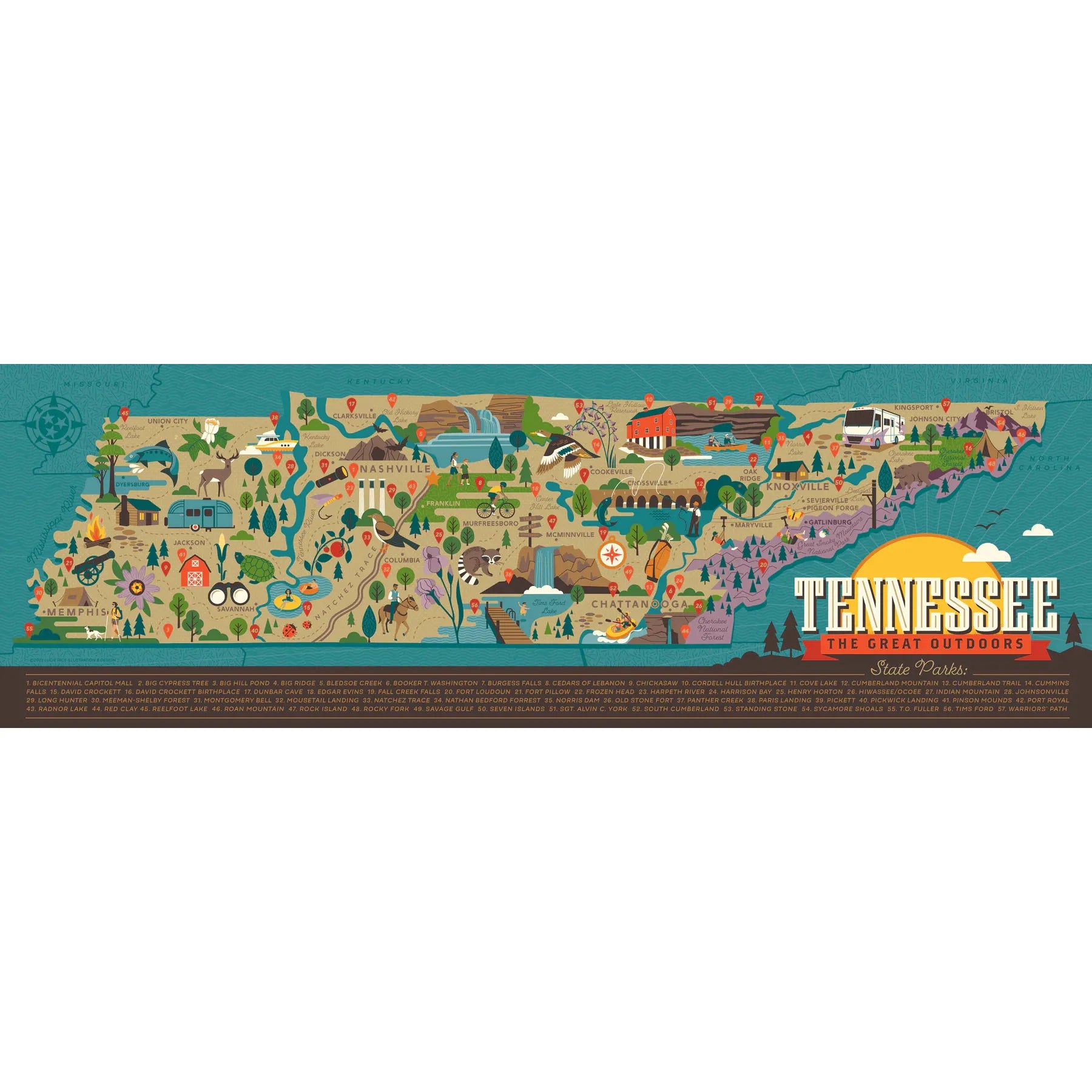Tennessee's State Parks Puzzle