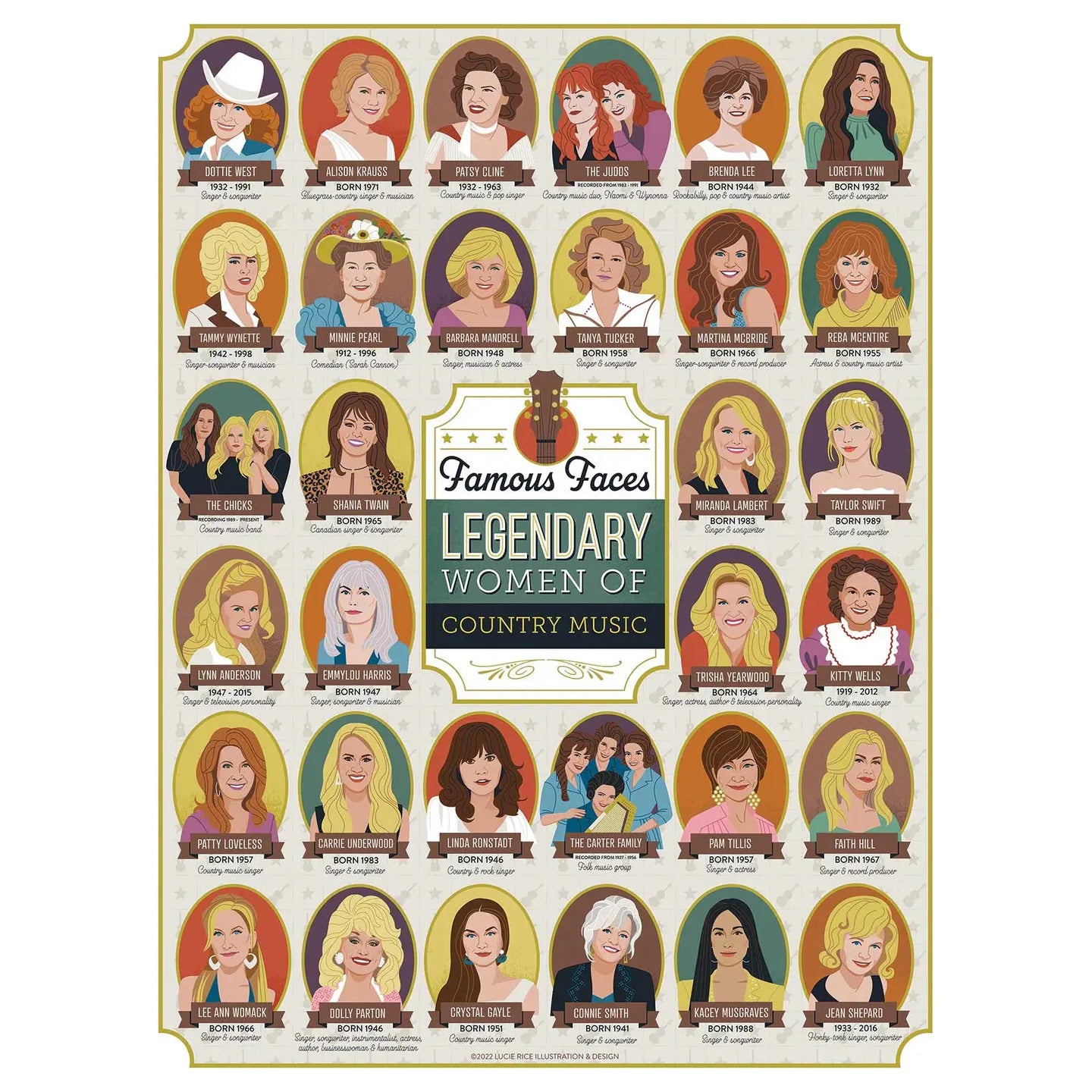 Legendary Women of Country Music Puzzle