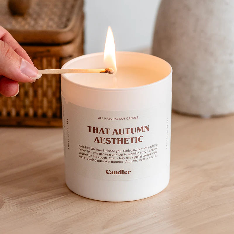 Autumn Aesthetic Candle