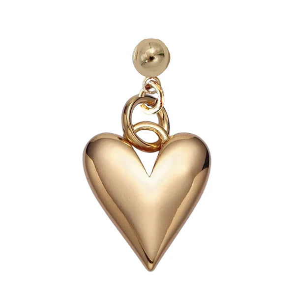 Vintage Heart Drop Charm