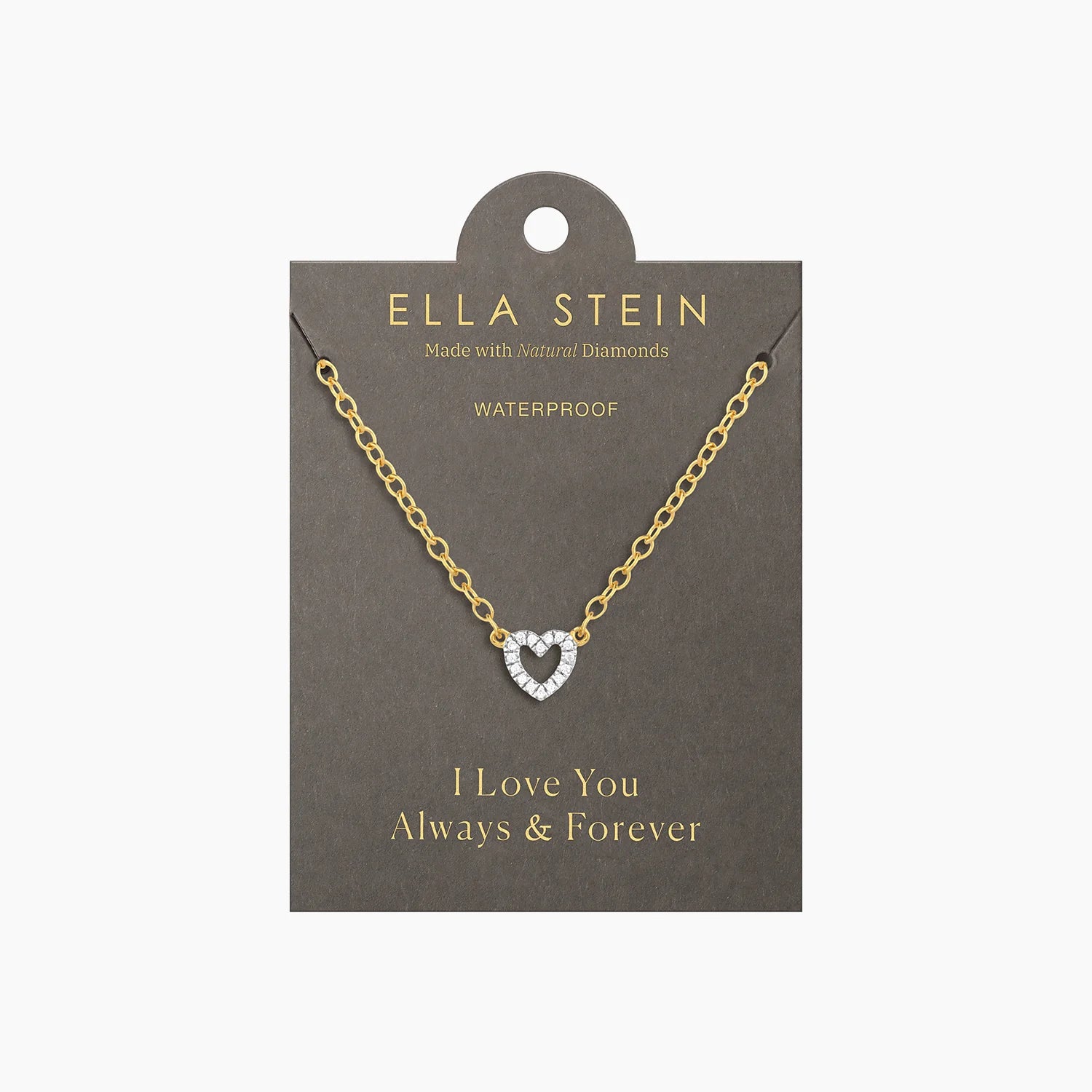 Ella Stein | Waterproof Petite Heart Pendant Necklace
