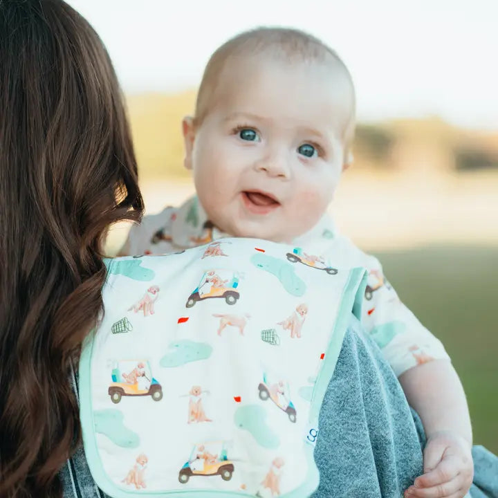 Barks & Birdies Burp Cloth Set