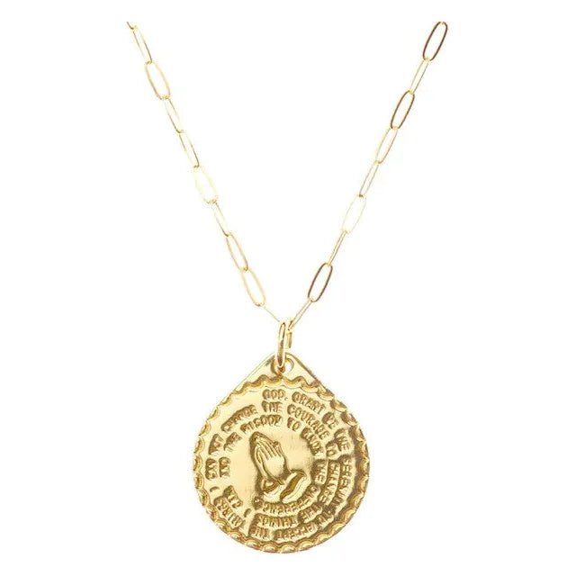 Allison Avery | Lord's Prayer Medallion Chain - Miles and Bishop