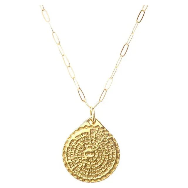 Allison Avery | Lord's Prayer Medallion Chain - Miles and Bishop