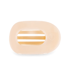 Almond Beige Flat Round Hair Clip - Miles and Bishop