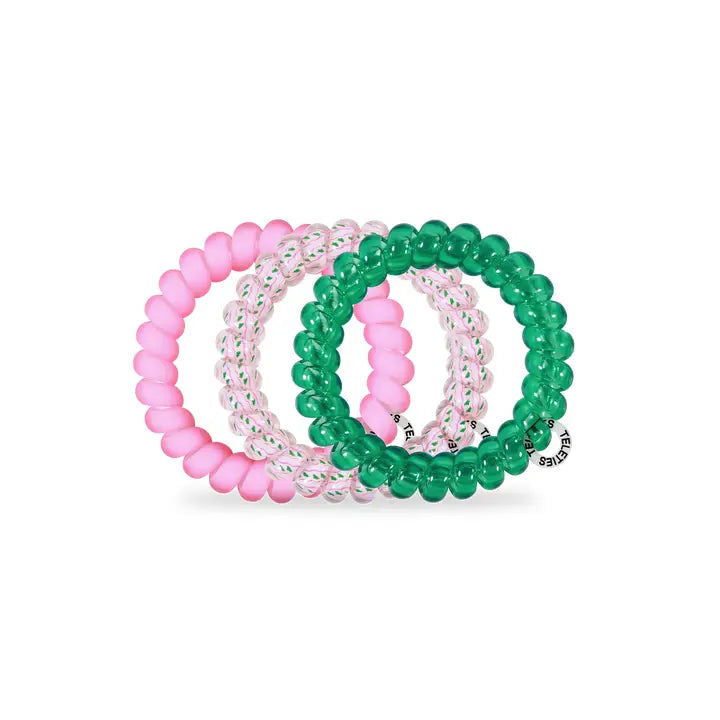 Teleties Merry Pinkmas Hair Ties