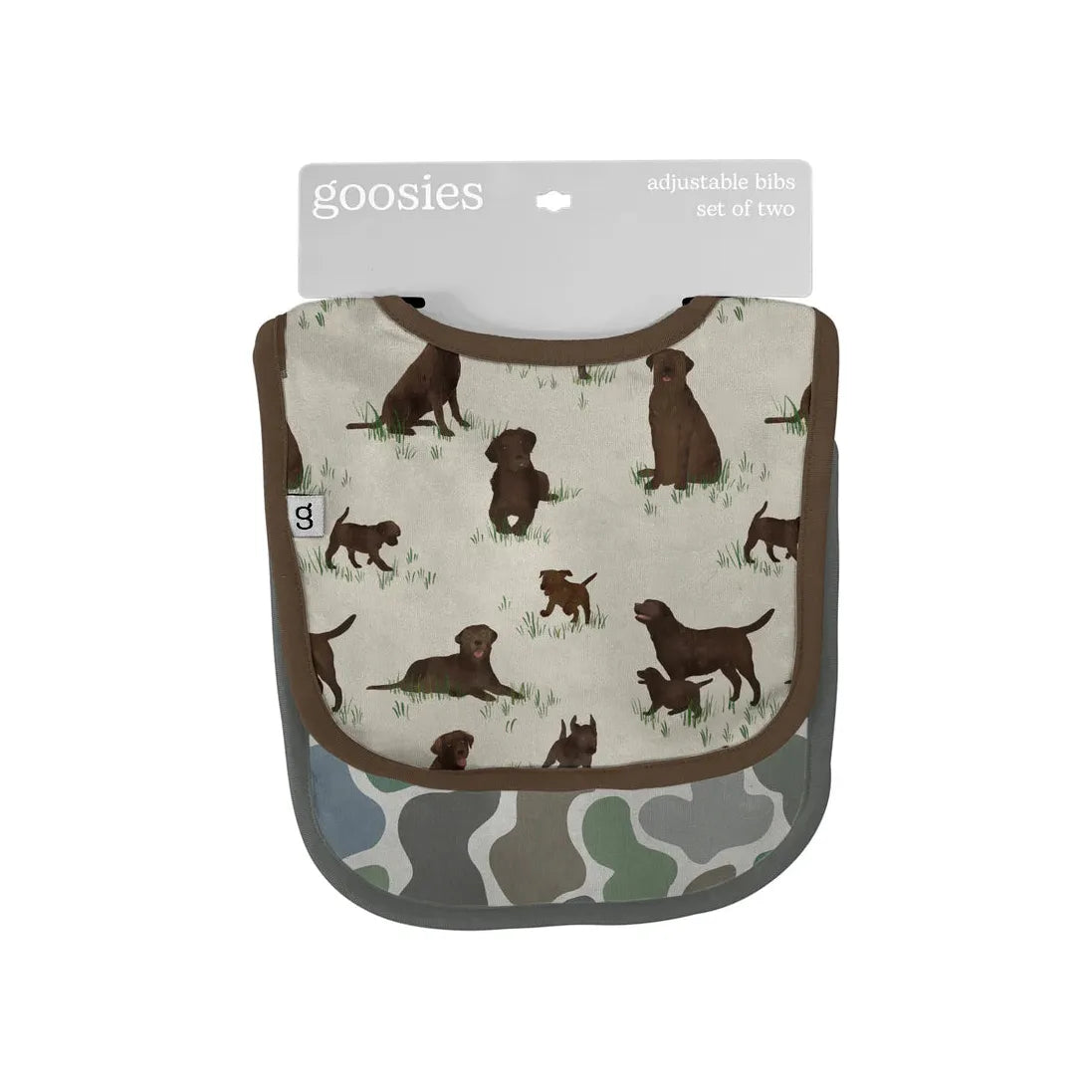 Labradors Set of 2 Adjustable Bibs