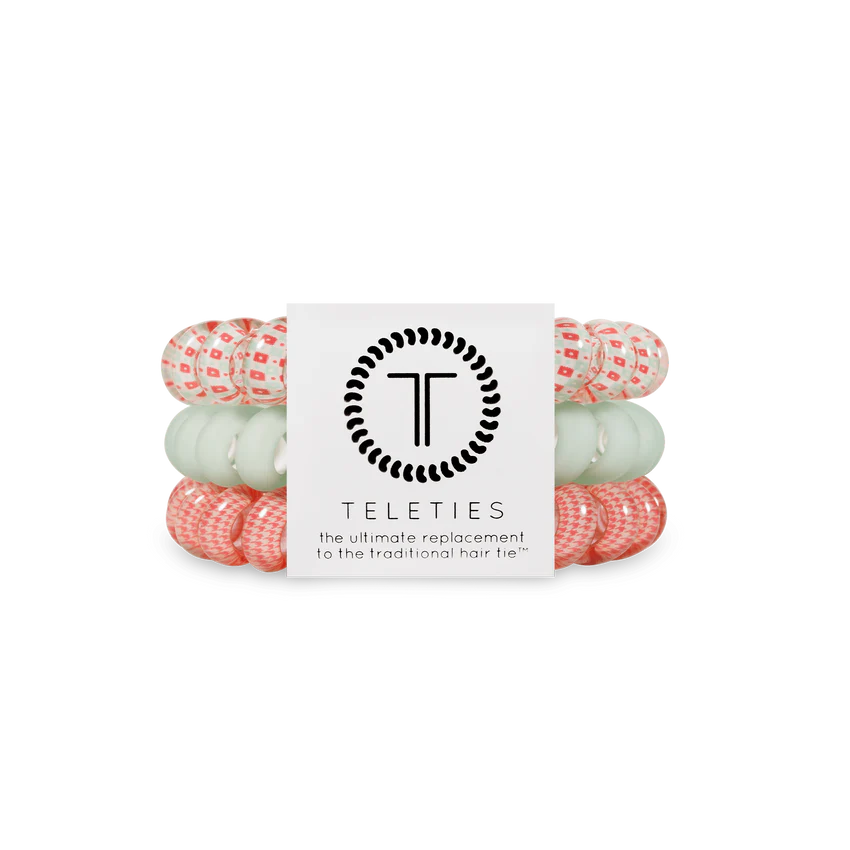 Teleties Calming Coral Hair Ties