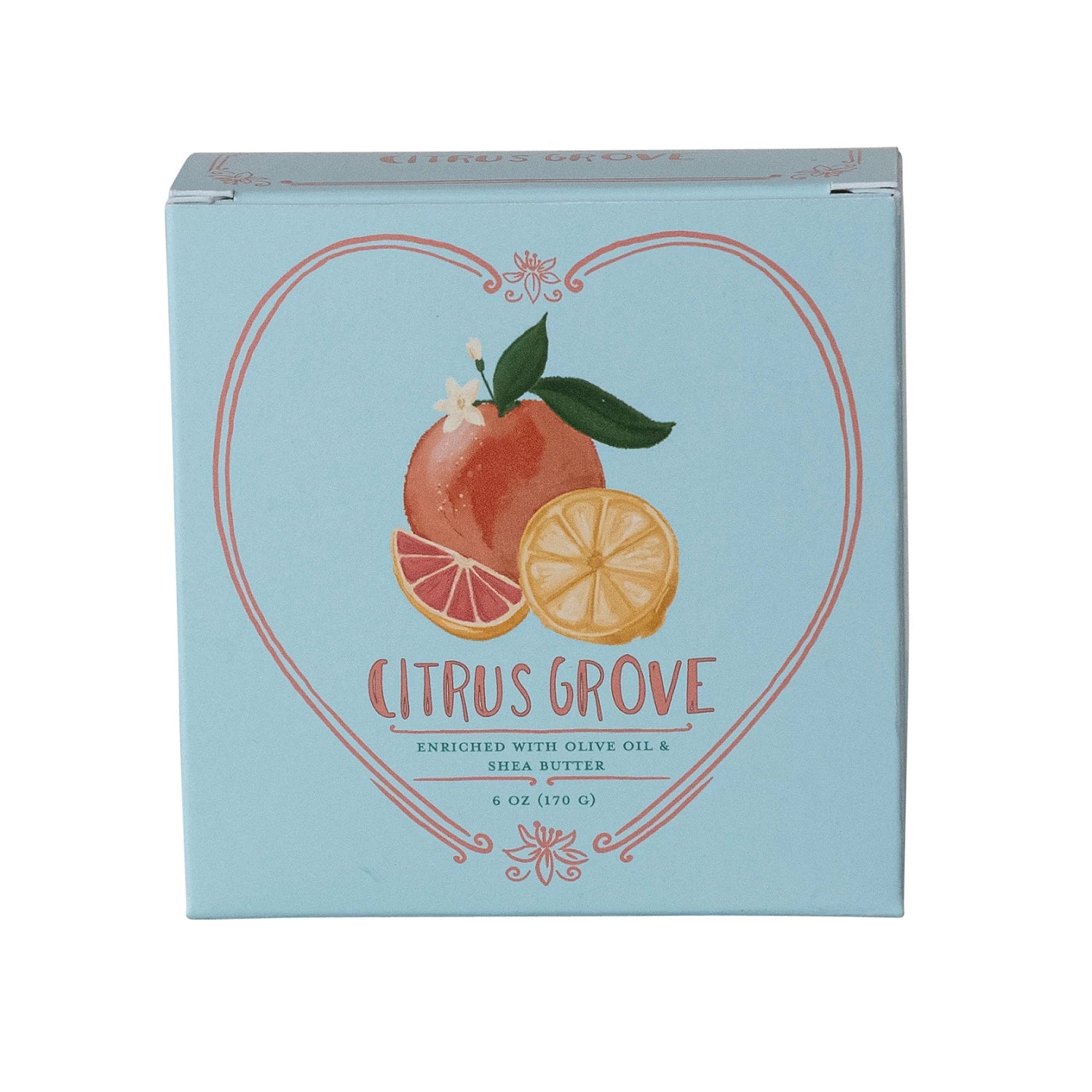 Citrus Grove Scented Olive Oil & Shea Butter Triple Milled Bar Soap