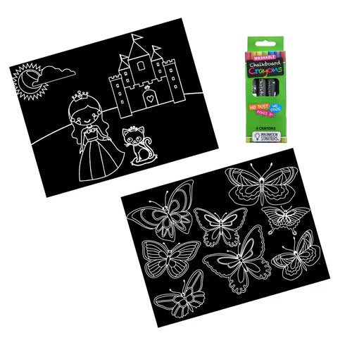 Chalkboard Travel Mat Set