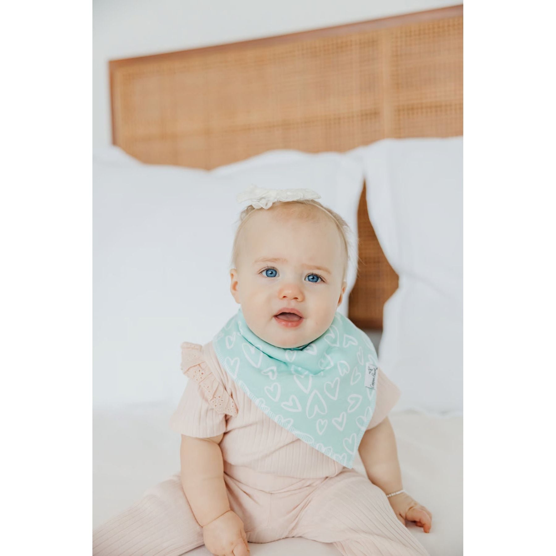 Cheery Baby Bandana Bib Set