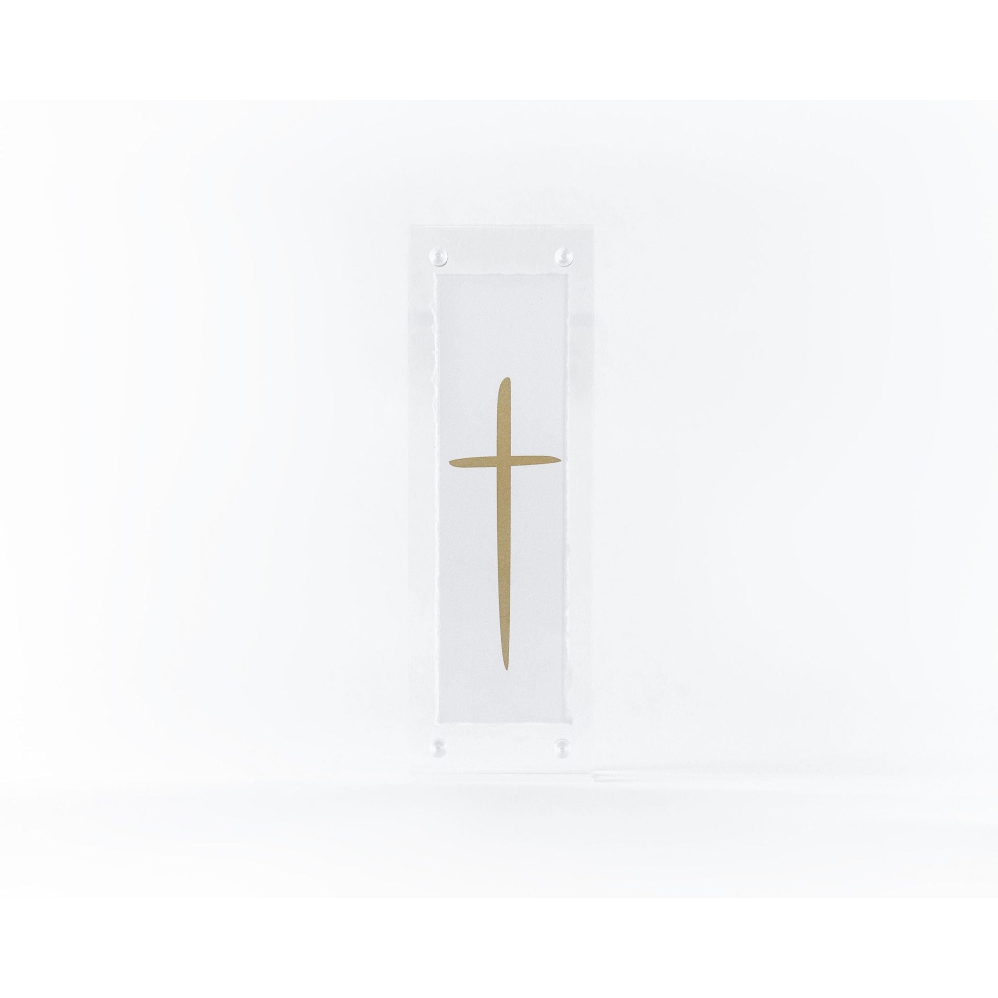 2x6 Cross Acrylic Block