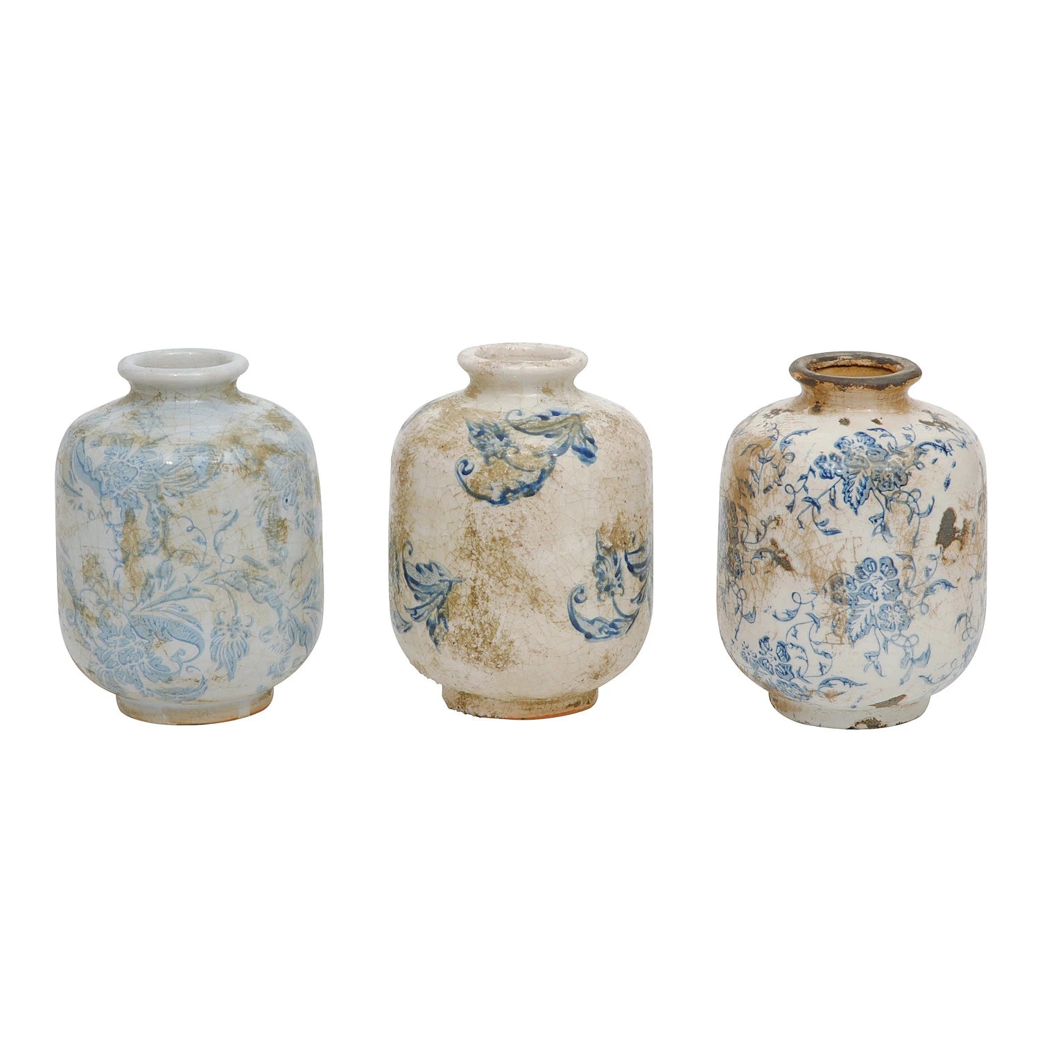 Distressed Terracotta Vases