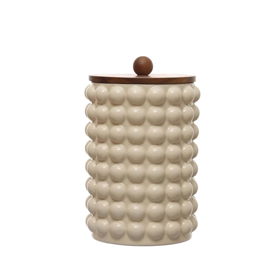 Hobnail Tall Canister