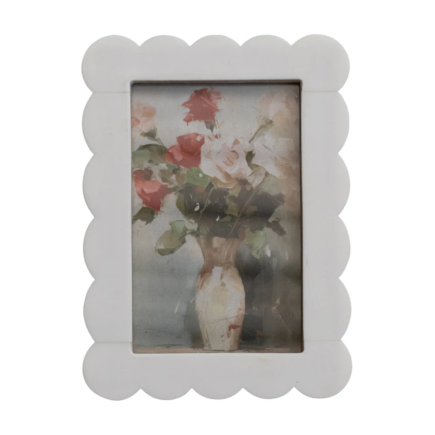 4x6 Scalloped Photo Frame