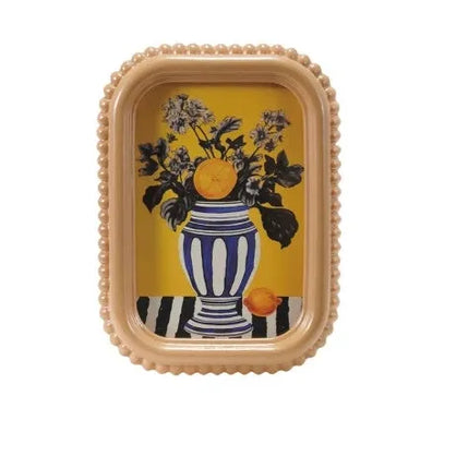 Set of colorful decorative frames with various designs on a white background