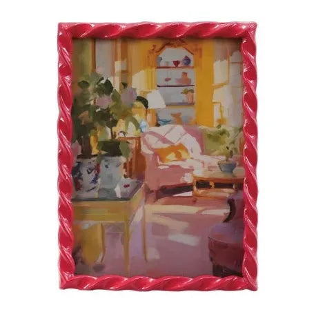 Set of colorful decorative frames with various designs on a white background