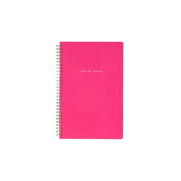 Church Notes - Hot Pink Bible Study Notebook by Girl, Open Your Bible!