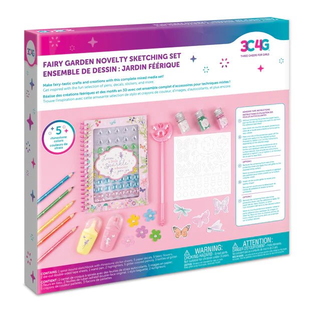 Fairy Garden Novelty Sketching Set - Miles and Bishop